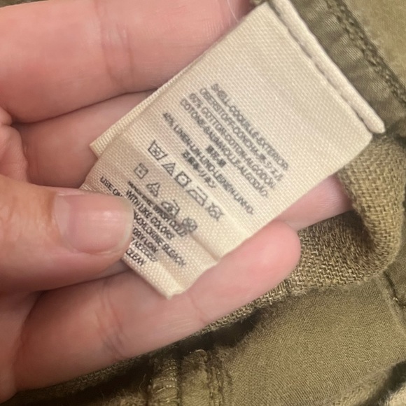 Free People Linen Blend Shorts Size 6 - Picture 6 of 9